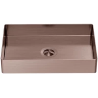 Раковина-чаша Feramolli Sole S402BB 55x35,2 см, накладная, медь матовая