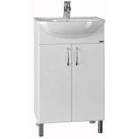 Тумба белый глянец 48,5 см Санта Сити 201068