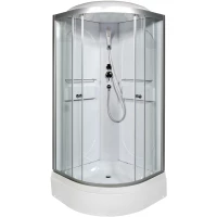 Душевая кабина 80x80x215 см Deto L580 прозрачное