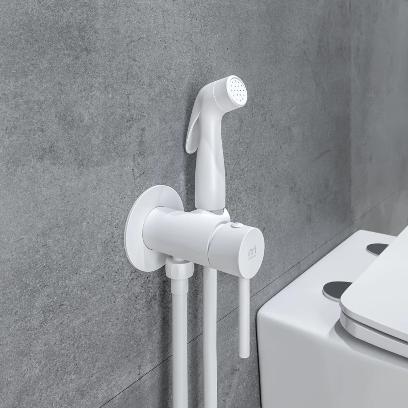 Гигиенический душ Milardo Tidy 001WTR0M08 со смесителем, белый матовый