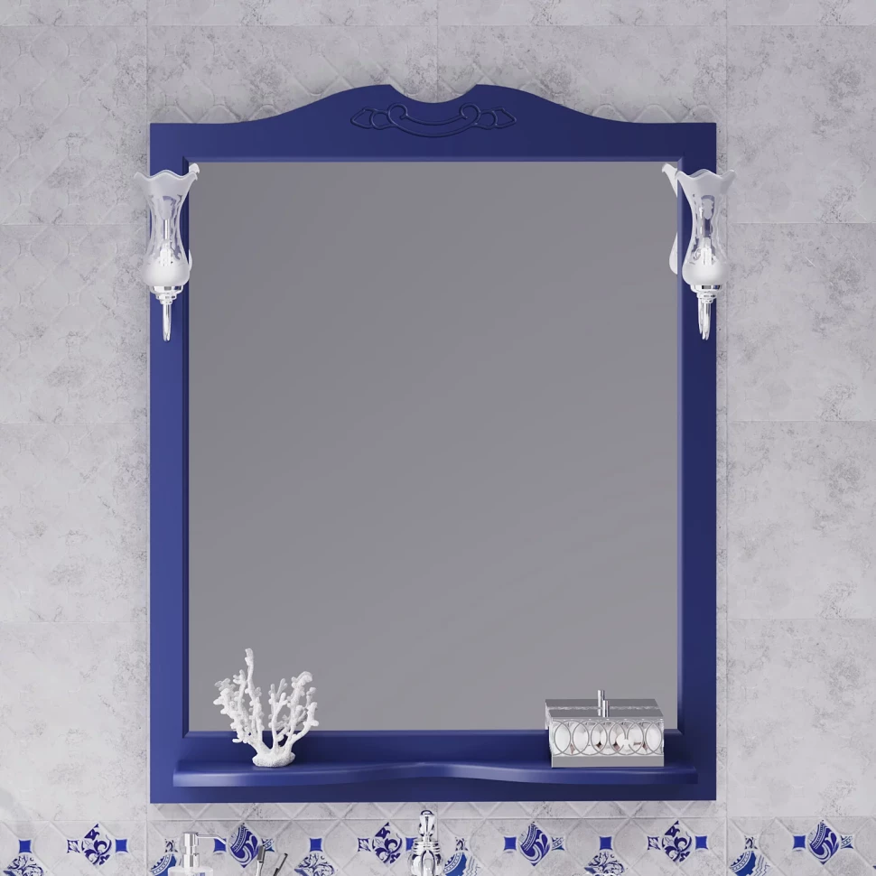 Зеркало 82x103,5 см сапфир Opadiris Валери зеркало opadiris