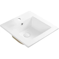 Раковина Oliveeka 627 41,5x41,5 см, накладная, белый