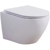 Унитаз подвесной Esbano Azalea ESUPAZALWM безободковый, с сиденьем микролифт, белый матовый