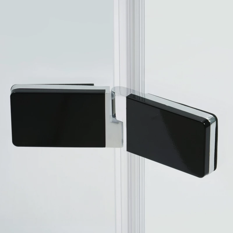 Душевая дверь распашная 120 см прозрачное стекло WasserKRAFT ALLER 10H05RBLACK