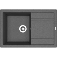 Кухонная мойка Florentina Липси 760 20.160.D0760.102 76x51 см, черный