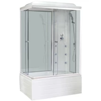 Душевая кабина 100x80x217 см Royal Bath RB8100BP3-WT-R прозрачное