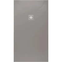 Душевой поддон Allen Brau Priority 8.31010-PGM 160x80 см, из литьевого мрамора, прямоугольный, платина матовый