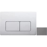 Кнопка смыва Veconi Flush V5 FLV5-GM для инсталляции, оружейная сталь матовый