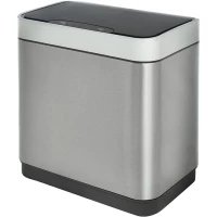 Мусорное ведро WeltWasser Vegas MT 10000003973 12л, сенсорное, нержавеющая сталь