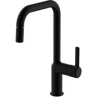 Смеситель для кухни Voda Column CLM519B черный матовый