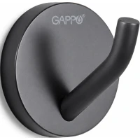 Крючок Gappo G30705-16 для ванны, черный матовый
