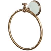 Полотенцедержатель белый/бронза Tiffany World Harmony TWHA015bi/br