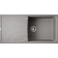 Кухонная мойка Omoikiri Tetogranit Yasugata 100-GR 4993568 100x50 см, ленинградский серый