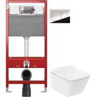 Комплект подвесной унитаз Toto SP CW532Y + TC512F + система инсталляции TECE 9300302 + 9240401