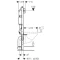 Комплект подвесной унитаз Art&Max Elegant AM9316CHR/SC + система инсталляции Geberit 458.125.11.1 - 5