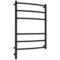 Полотенцесушитель электрический 800x600 черный матовый МЭМ левый Сунержа Галант 3.0 31-5800-8060