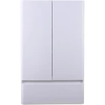 Изображение товара шкаф двустворчатый подвесной 60x100 см белый матовый style line атлантика сс-00002226