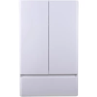 Шкаф двустворчатый подвесной 60x100 см белый матовый Style Line Атлантика СС-00002226