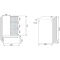 Шкаф двустворчатый подвесной 60x100 см белый матовый Style Line Атлантика СС-00002226 - 8