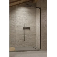 Неподвижная перегородка Radaway Modo SL Black II 60 Right 10319064-54-01R прозрачное