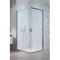 Душевой уголок Radaway Alienta D 100x80 10258010-01-01 профиль хром, стекло прозрачное