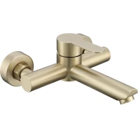 Смеситель для ванны Fmark FS8202C золотой матовый