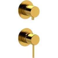 Смеситель для ванны Mariani Next B22173NSPP3WB встраиваемый, золотой матовый