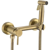 Гигиенический душ Savol S-FXQ006C со смесителем, золотой матовый