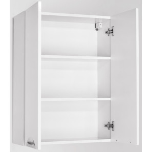 Изображение товара шкаф двустворчатый подвесной белый глянец style line жасмин lc-00000334