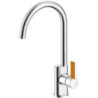 Смеситель для кухни с подключением к фильтру Argo Button 3509L BUTTON orange