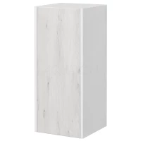 Шкаф подвесной белый глянец/ольха наварра Акватон Сакура 1A220803SKW8R