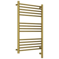 Полотенцесушитель электрический 800x500 состаренная латунь МЭМ правый, перемычка прямая Сунержа Богема 3.0 051-5805-8050