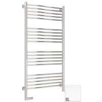 Полотенцесушитель электрический 1200x600 белый глянец МЭМ левый Сунержа Флюид 2.0 12-5220-1260