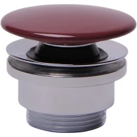 Донный клапан для раковины Plumberia Selection IXO XO212MG универсальный, бордовый глянец