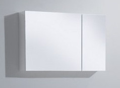 Зеркальный шкаф 80х50 см темно-серый глянец BelBagno BB800PAC/TL