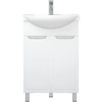 Тумба белый глянец/белый матовый 46 см Corozo Монро SD-00001090