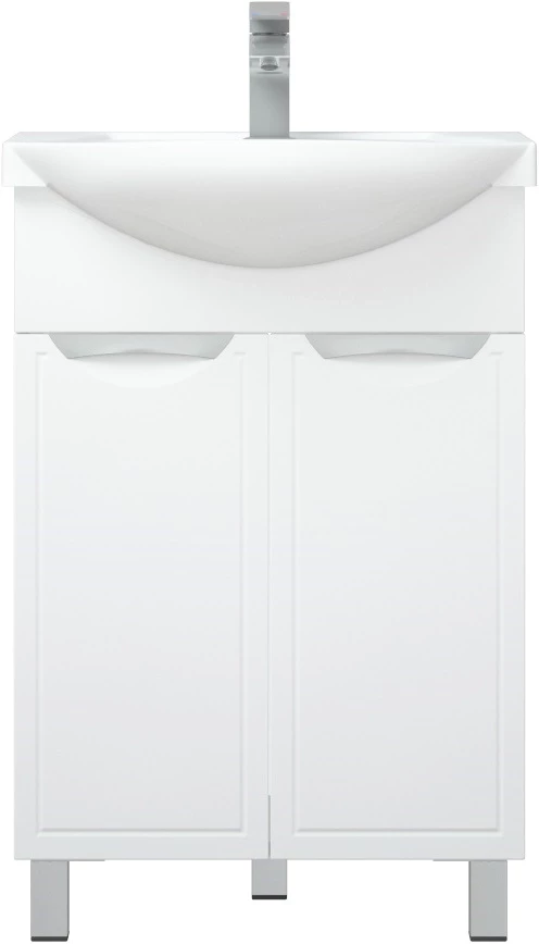 Тумба белый глянец/белый матовый 46 см Corozo Монро SD-00001090