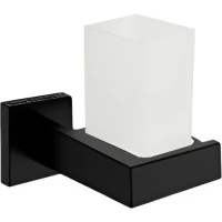 Стакан для зубных щеток Boch Mann BM10649 настенный, черный матовый