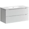 Комплект мебели белый глянец 101 см Sancos Norma 2.0 NR2.0100W + CN7003 + PA1000 - 3