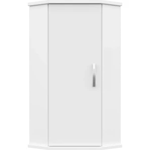 Изображение товара шкаф одностворчатый misty лилия э-лил08034-011бф 34x34 см l/r, угловой, белый глянец