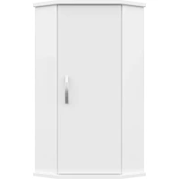 Шкаф одностворчатый Misty Лилия Э-Лил08034-011бф 34x34 см L/R, угловой, белый глянец
