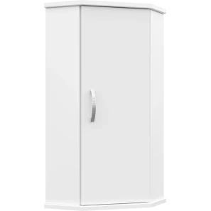 Изображение товара шкаф одностворчатый misty лилия э-лил08034-011бф 34x34 см l/r, угловой, белый глянец