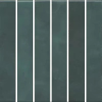 Декор Фес мозаичный зелёный тёмный глянцевый 15x15x0,77
