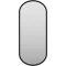 Зеркало Brevita Saturn SAT-Dro1-050-black 50x115 см, с LED-подсветкой, сенсорным выключателем, черный матовый - 1