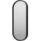 Зеркало Brevita Saturn SAT-Dro1-050-black 50x115 см, с LED-подсветкой, сенсорным выключателем, черный матовый - 3