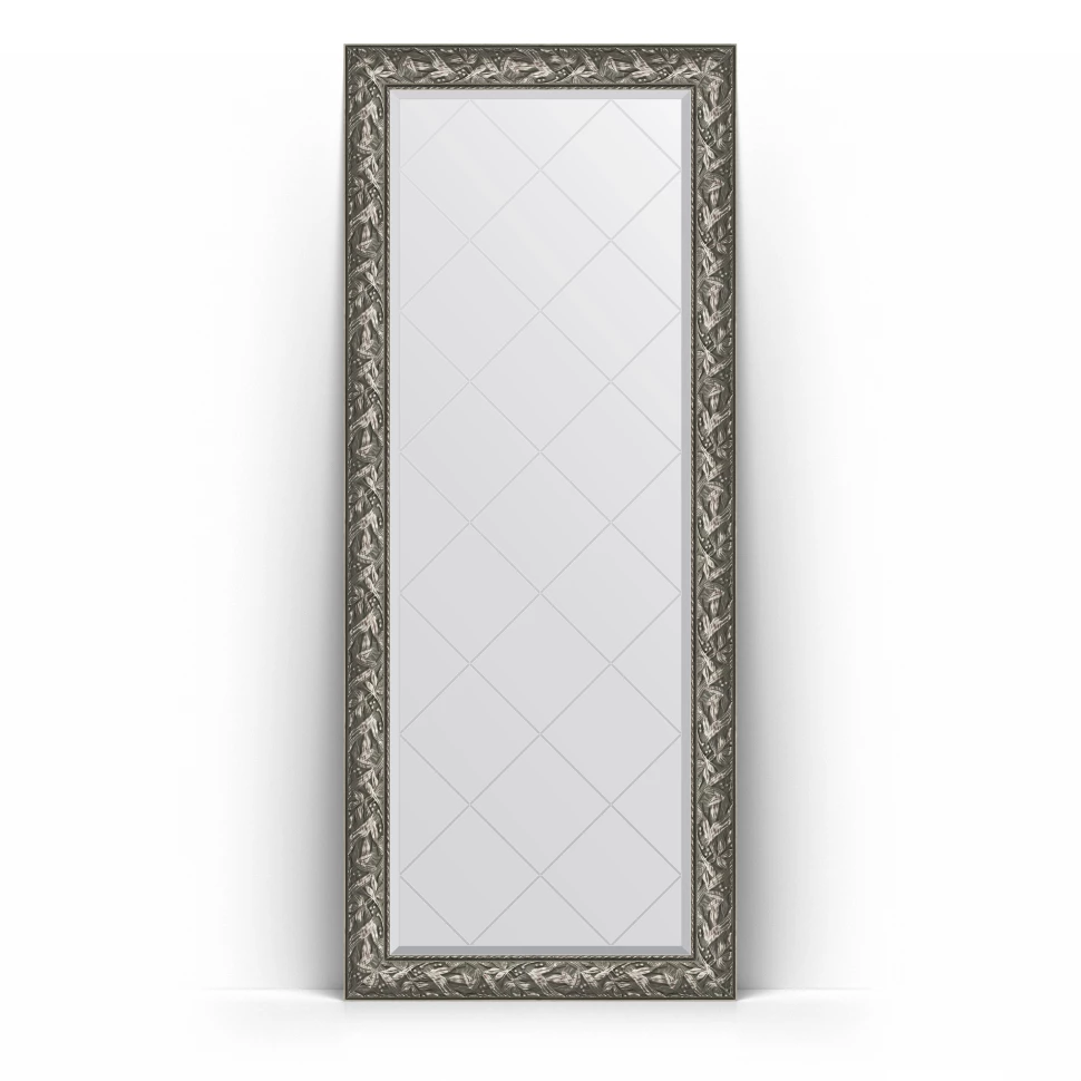 Зеркало напольное 84x203 см византия серебро Evoform Exclusive-G Floor BY 6325 зеркало 69x159 см византия серебро evoform exclusive by 3572