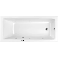 Акриловая гидромассажная ванна 169,5x75 см Whitecross Wave 0101.170075.100.SOFT.CR