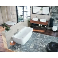 Акриловая ванна Ceruttispa Lugano CT9344 170x75 см, белый