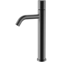 Смеситель для раковины Boheme Stick Diamond 122-GM графит матовый
