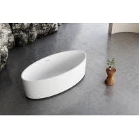 Акриловая ванна Abber AB9441-1.8 180x80 см, отдельностоящая, белый